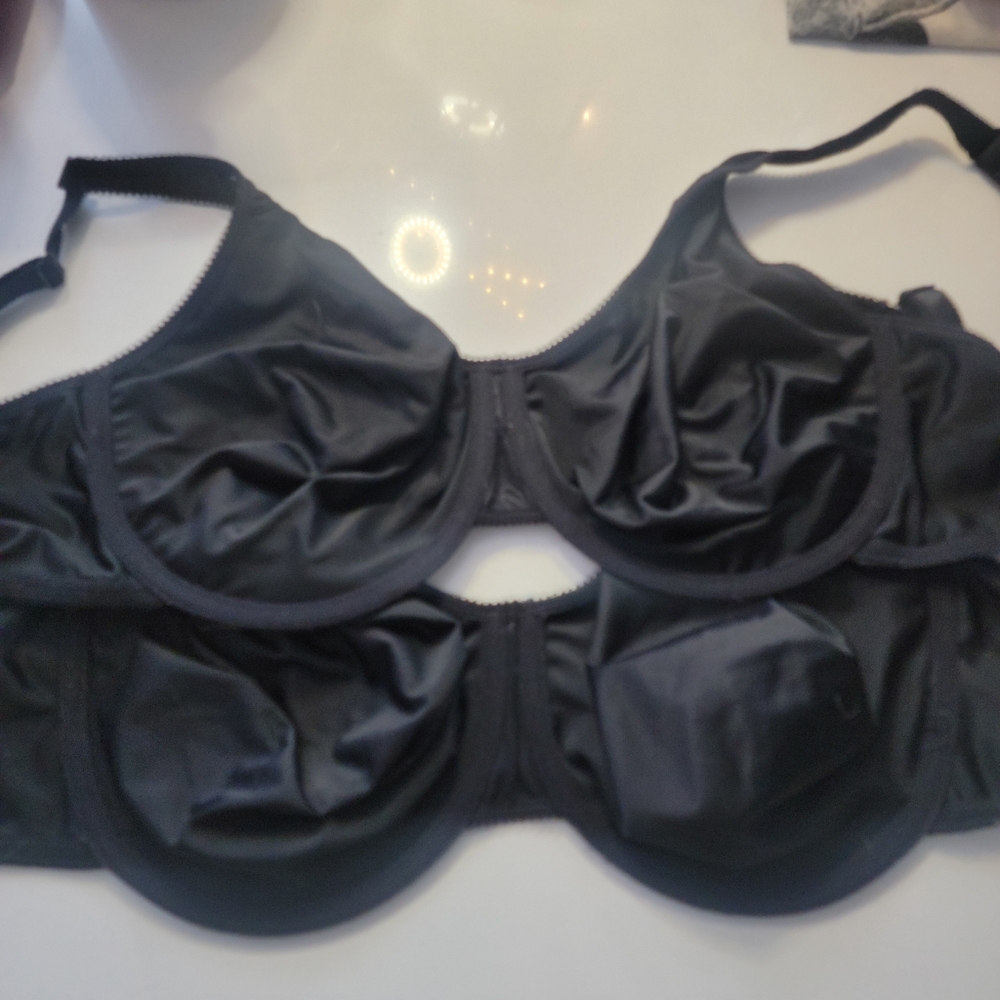 Wacoal Black Smooth Underwire Full Coverage Bra x 2. 38G